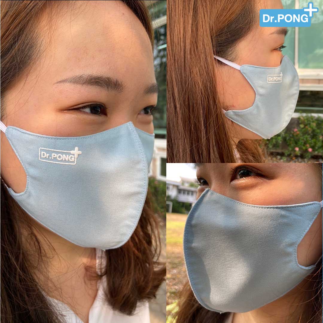 ❤️พร้อมส่ง❤️ หน้ากากผ้าปิดจมูกซักได้ Dr.Pong หน้ากากผ้า NanoZinc หน้ากากผ้าปิดปาก ผ้าปิดจมูกแบบผ้า แมสปิดจมูก แมสปิดปาก
