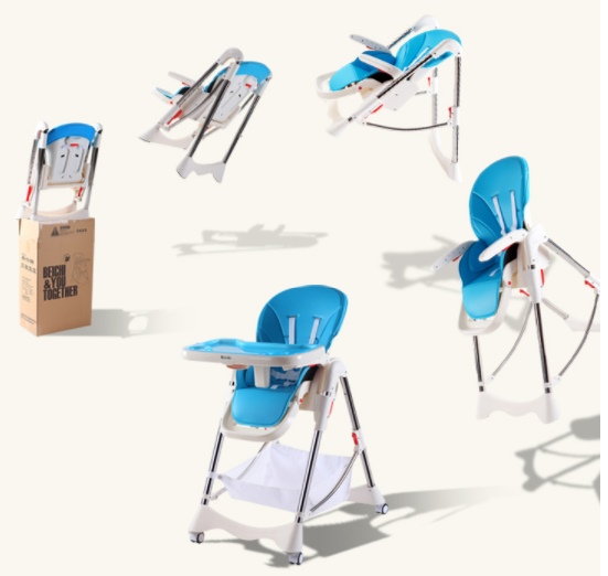 C10154 เก้าอี้นั่งกินข้าว Tower chair ปรับเอนเปลนอนได้ (Beichi)