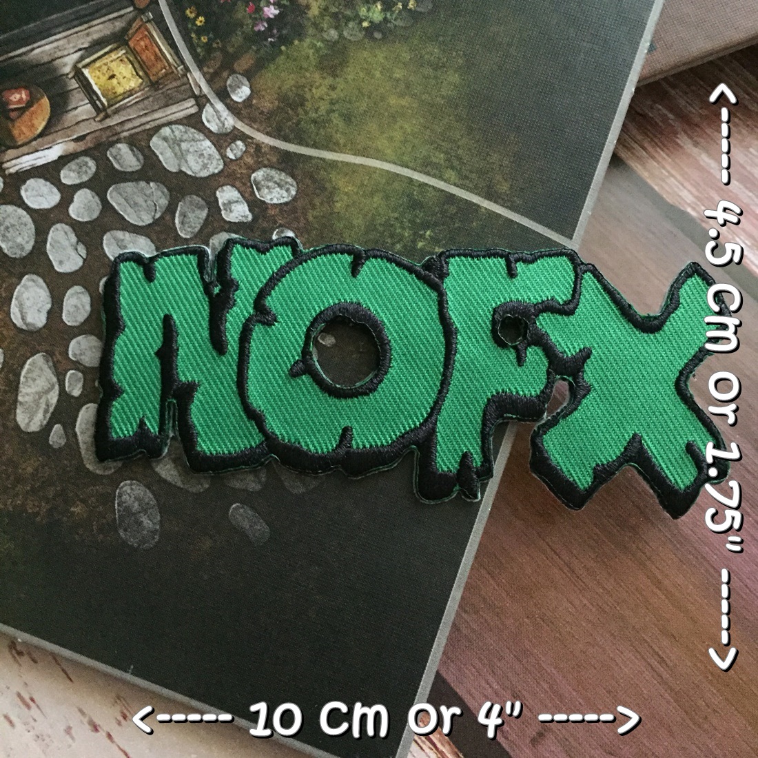 NOFX วงดนตรี ร็อค เฮฟวี่เมทัล พังค์ ตัวรีดแบบปัก อาร์มปัก ตัวรีดติดเสื้อ ตัวรีด ติดกระเป๋า ติดหมวก ติดแจ๊คเก็ต Rock Iron on Embroidered Patch
