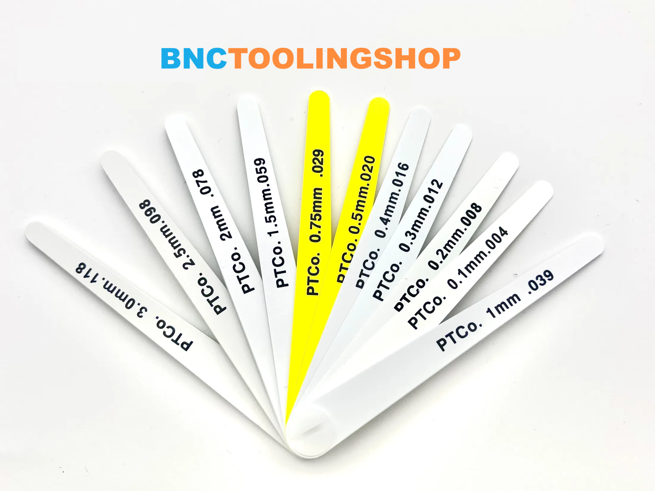 Productiontool USA , Plastic thickness gauge, Automotive special plastic feeler.,SKU-PTC-FP14802,
