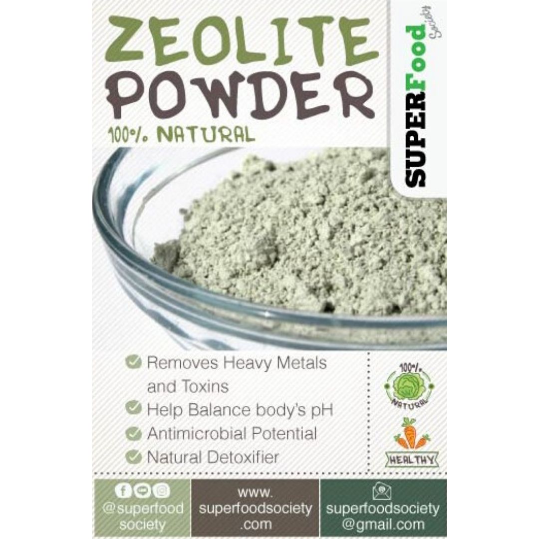 ผงซีโอไลท์ ดีท็อกซ์ ล้างสารพิษ / Zeolite powder