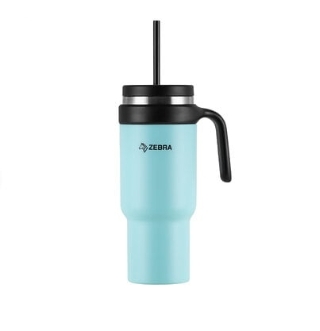 ZEBRA ถ้วยน้ำสุญญากาศมีหู Latte II 0.85 ลิตร ตราหัวม้าลาย
