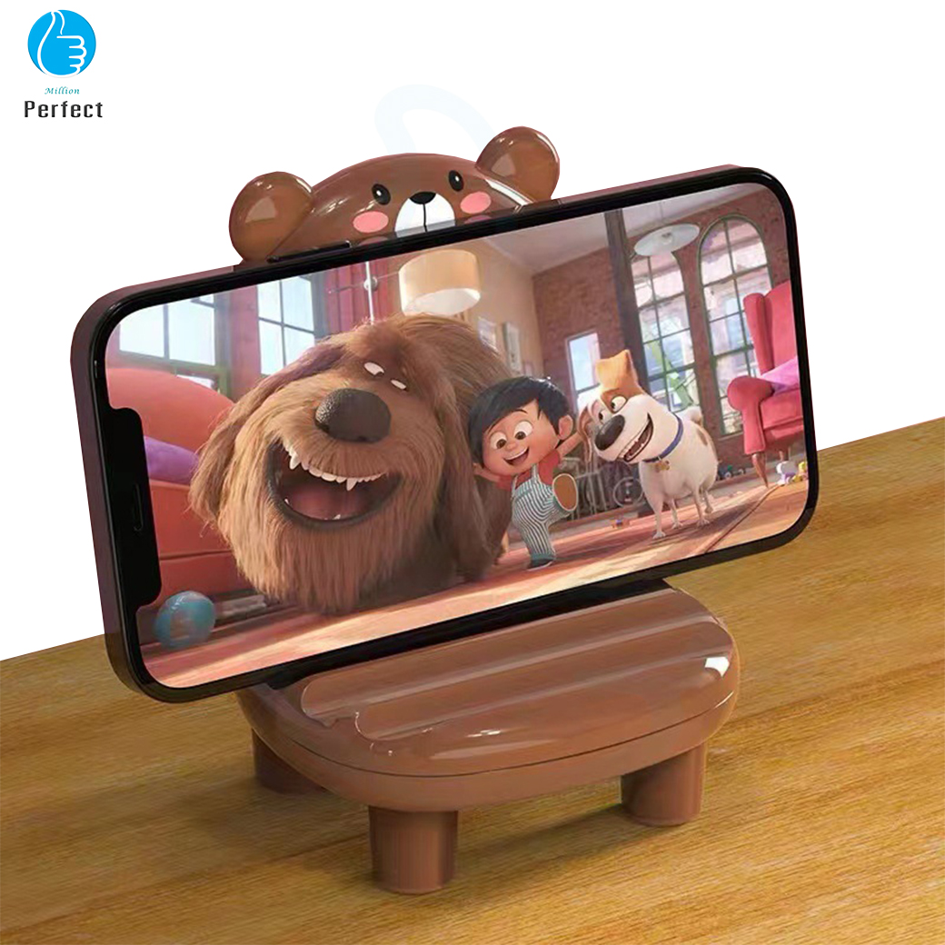 ที่วางโทรศัพท์ตั้งโต๊ะ ที่ตั้งโทรศัพท์ ที่ตั้งโทรศัพท์น่ารักๆ รูปร่างเก้าอี้ รูปร่างสัตว์ ที่วางโทรศัพท์น่ารัก พร้อมกระจก รุ่น CCT7