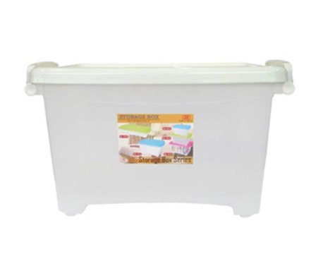 กล่องเก็บของ ฝาล็อก JCJ 5114 75 ลิตร 68x48.5x35.5ซม. สีขาว
