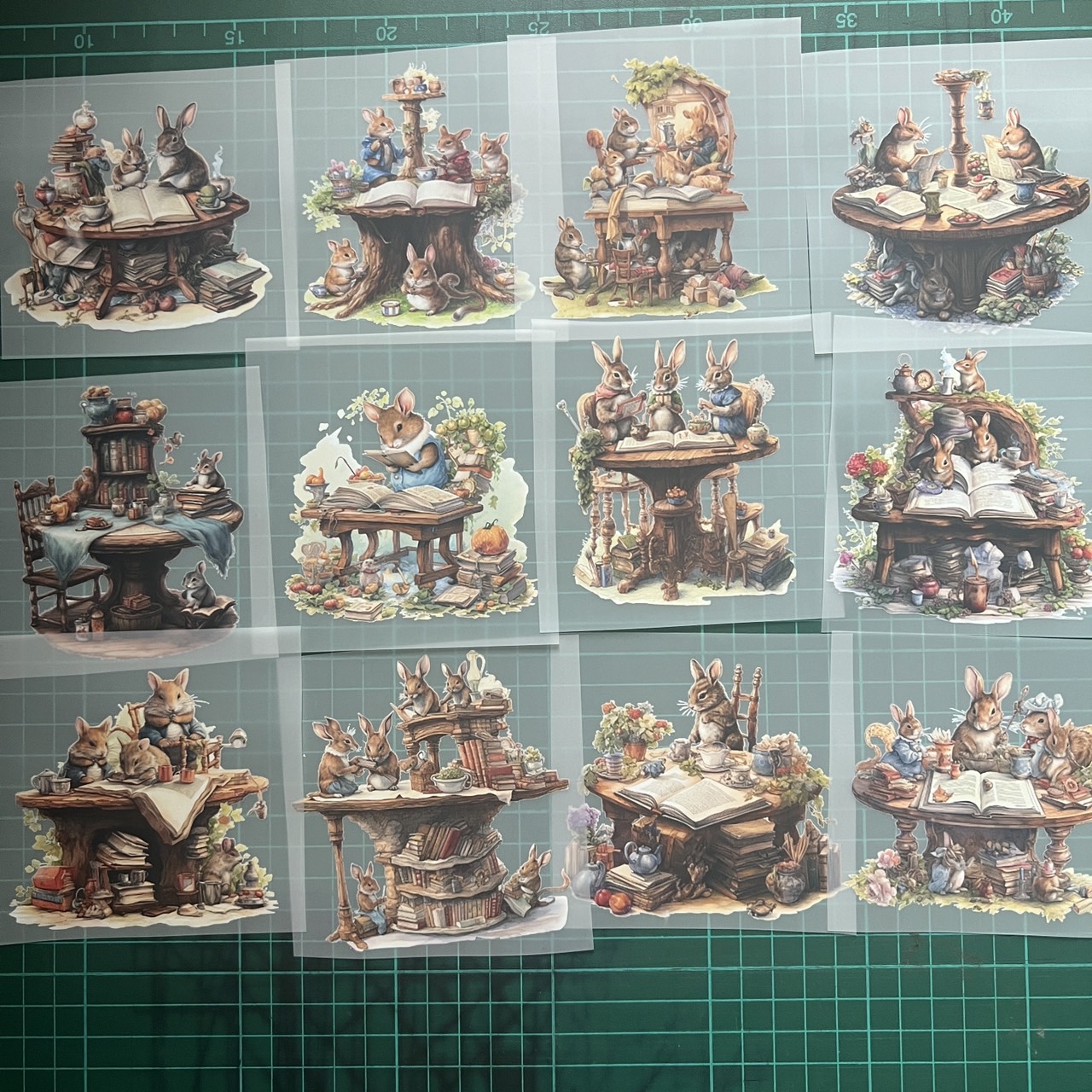 ตัวรีดติดเสื้อ กระต่าย เทพนิยาย ฟิลม์รีดร้อน สติกเกอร์รีดติดเสื้อ สกรีนลาย ฟิลม์ DFT DTF