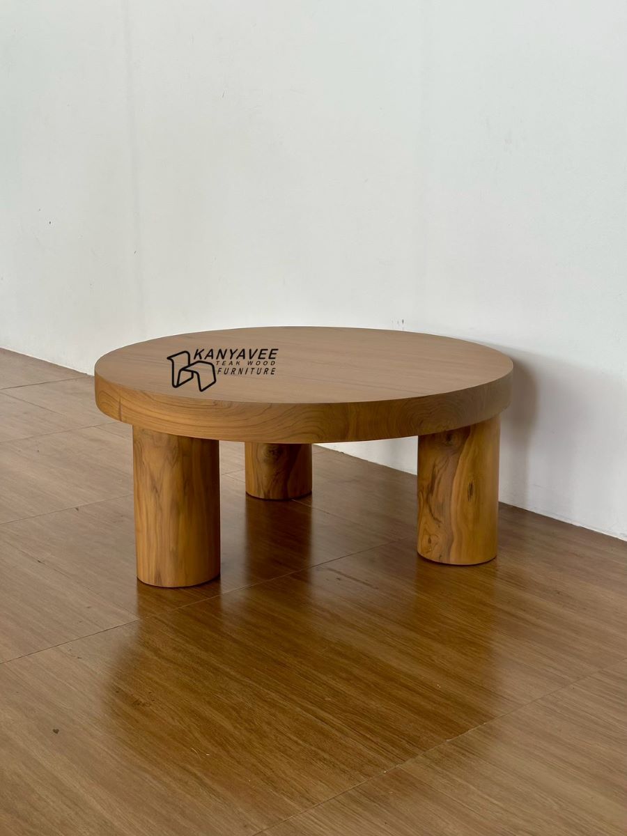 โต๊ะกลางโซฟา สีธรรมชาติ