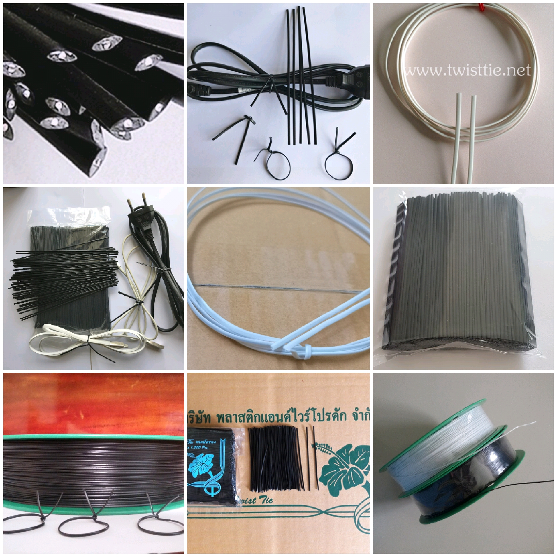 ลวดหุ้มพลาสติกแบบวงวงรี ลวดเคลือบพลาสติก ลวดมัดสายไฟ-ไซด์พิเศษ SKU-00165