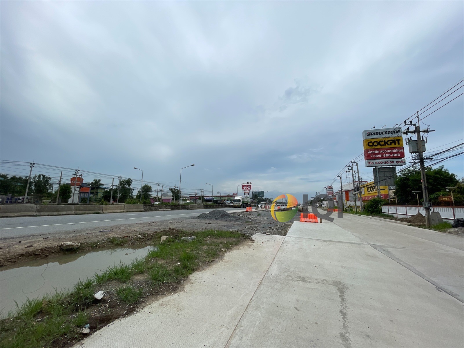 ขายที่ดิน 4-0-10 ไร่ พร้อมอาคารสำนักงาน และบ้านพักอาศัย 3 ชั้น ถนนบางบัวทอง – สุพรรณบุรี #LB52 - 000791