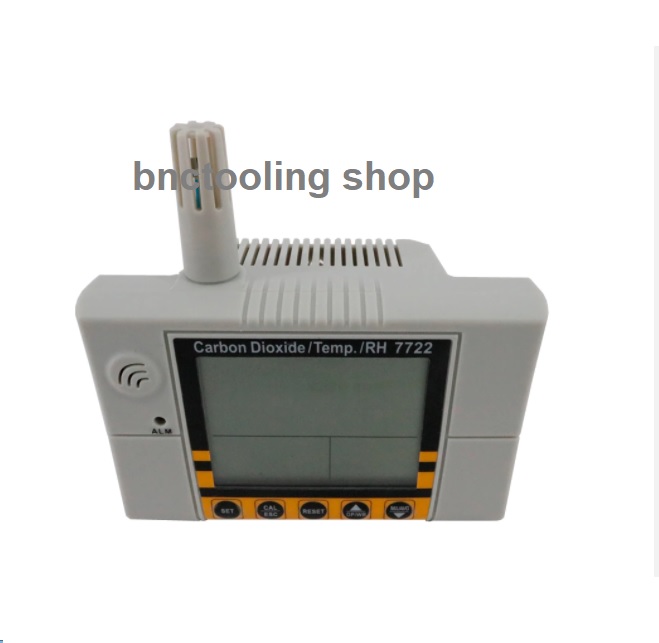 เครื่องวัดก๊าซ (Gas detector),AZ7722 Carbon Dioxide Tester/Temperature Meter/RH Meter 3 in 1 Co2 Gas Detector.