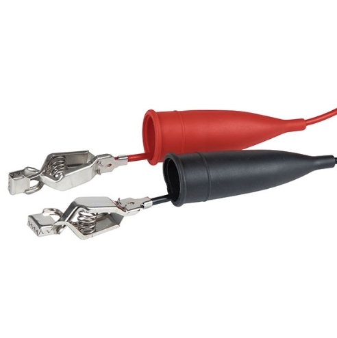 69420 Banana Plug, Single To Alligator Clip, Insulated Patch Cord