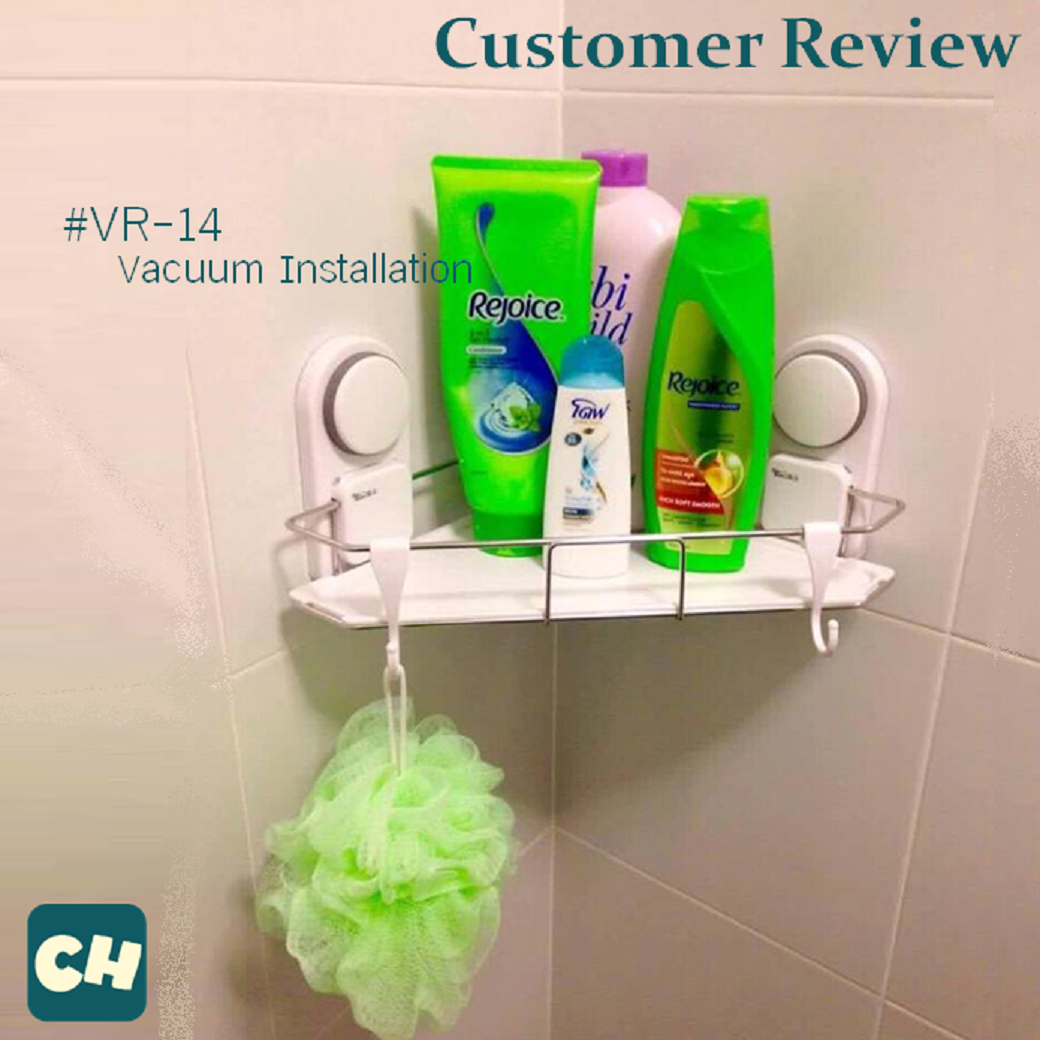 VR-14 ชั้นวางเข้ามุม ไม่ต้องเจาะผนัง