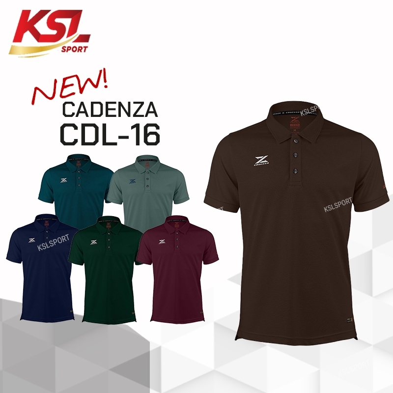 ใหม่!! เสื้อโปโลพรีเมี่ยมคอปก CADENZA (คาเดนซ่า) รุ่น CDL-16 สีชุดที่ 3