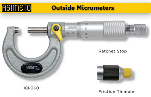 ASIMETO,P11,Outside Micrometers,101-01-1