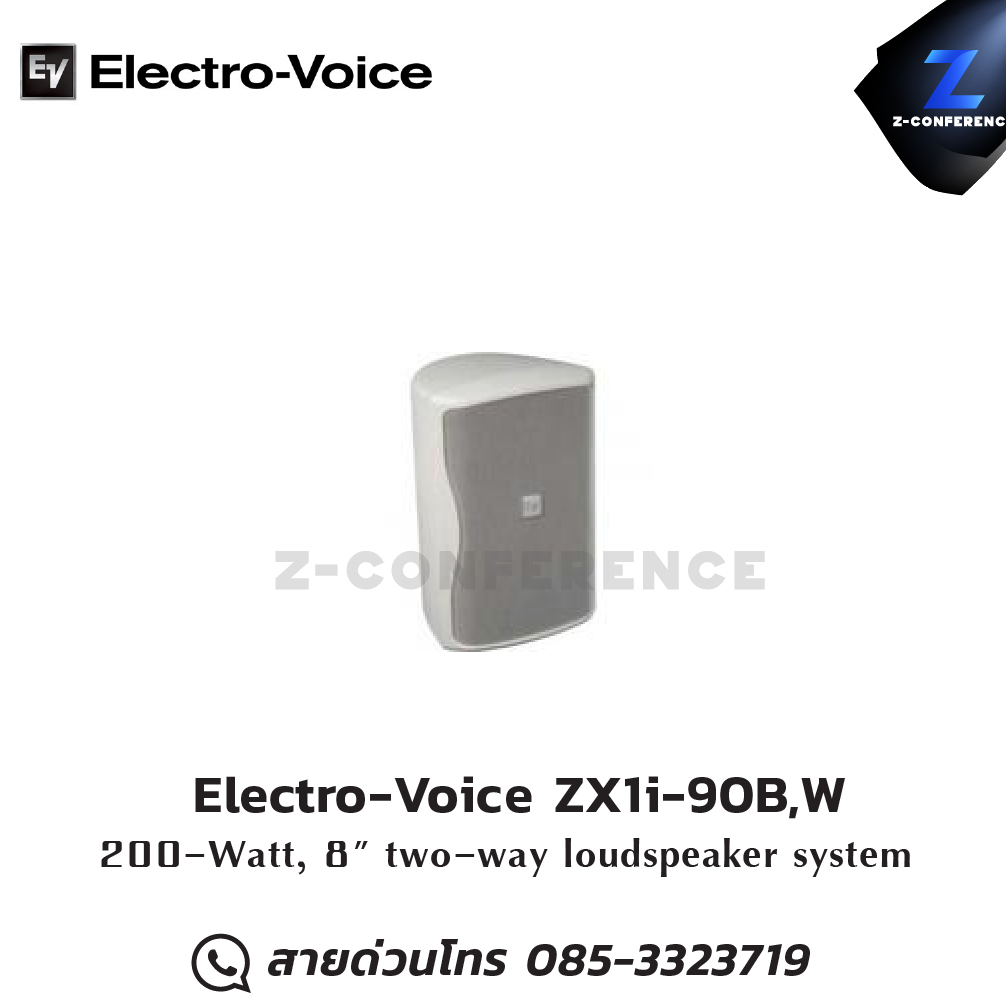 Electro-Voice ZX1i-90B,W 200 watt 8" two-way speaker system ลำโพง , ตู้ลำโพง , speaker