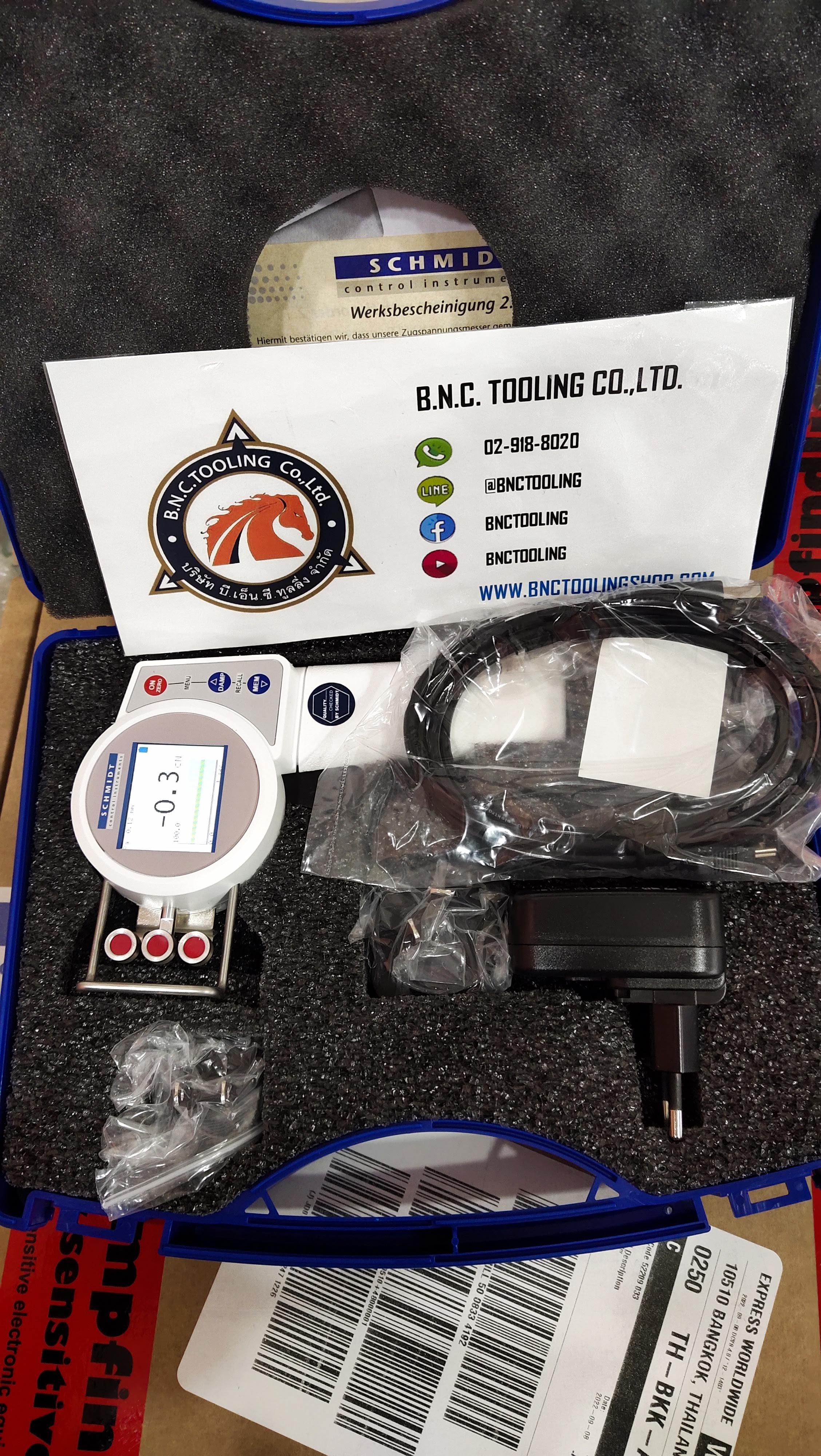 SCHMIDT, tension measuring instruments for checking fibers,ZEF, Tension Meter ZEF