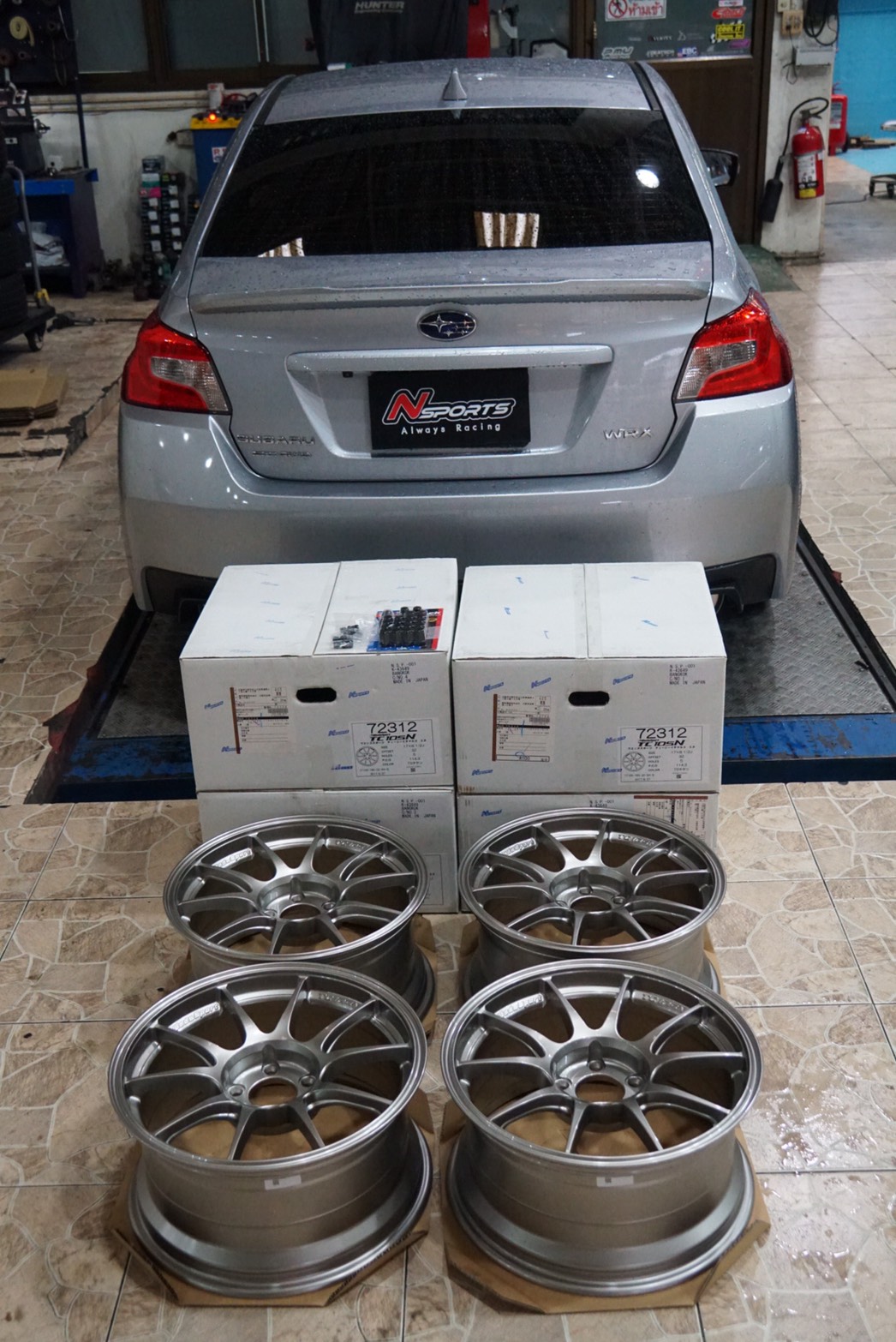 รีวิว Subaru WRX + ล้อ Wedssport TC105N 17x8.5+32 5-114.3