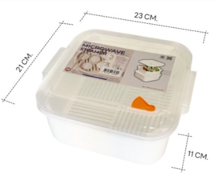 กล่องชุดนึ่ง (21x23x11 ซม.) รุ่น P916 ตรา SN Dragonware