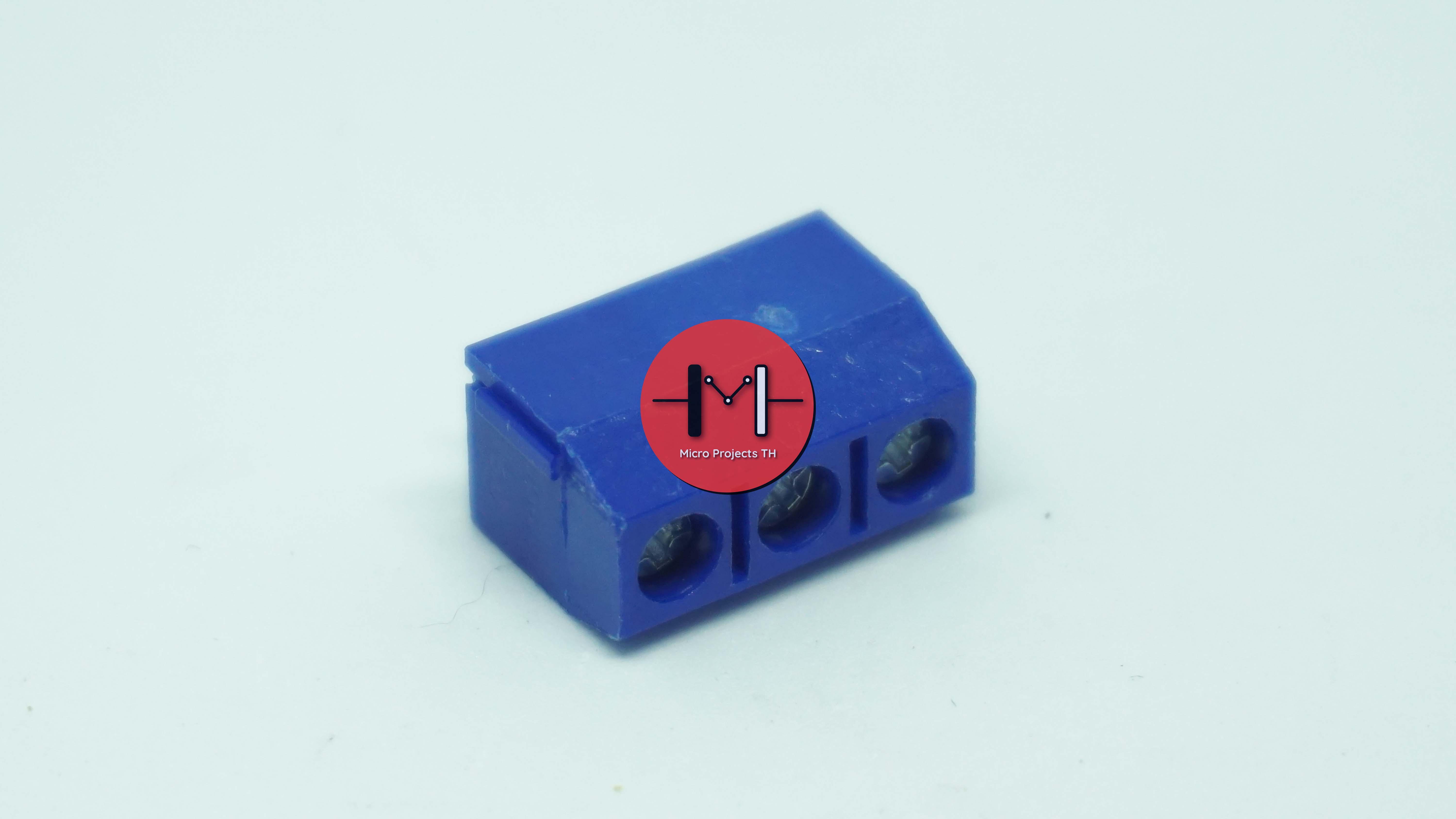 Screw Terminal Block KF301-3P สีน้ำเงิน Connector 5mm 16A 300V
