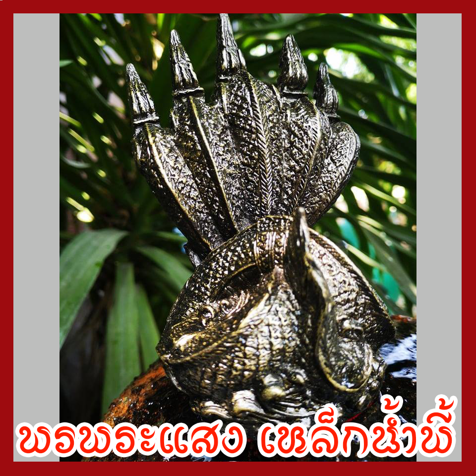 พญานาค 5 เศียร เนื้อมวลสารแร่เหล็กน้ำพี้