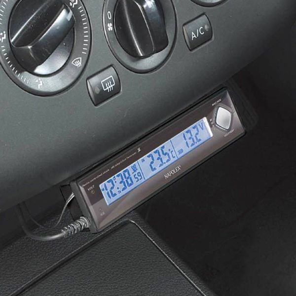 นาฬิกาดิจิตอล พร้อมที่วัดแบตเตอร์นี่ อุณหภูมิ (ญี่ปุ่น)