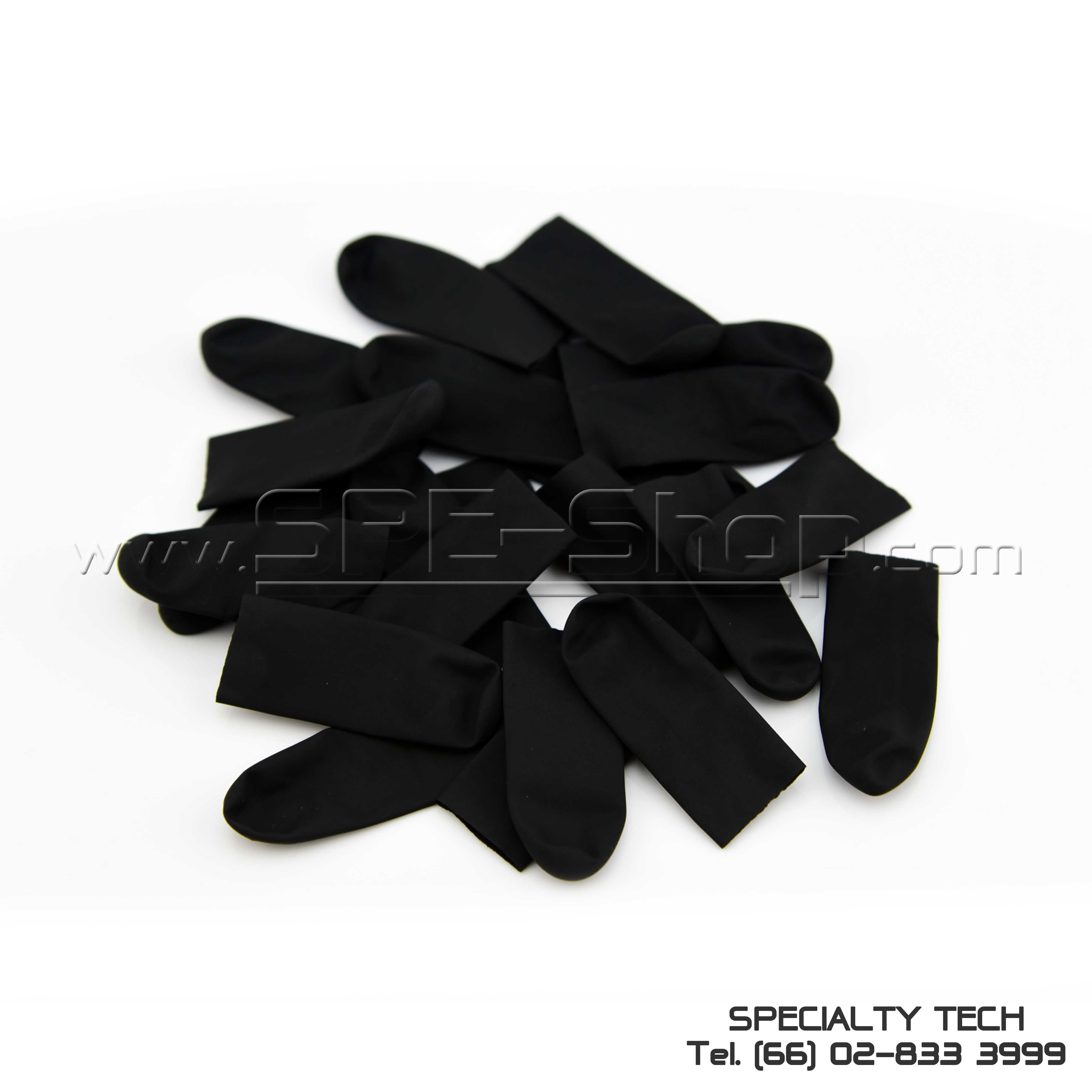 Conduct Black L-50 Rough Cut Finger Cots