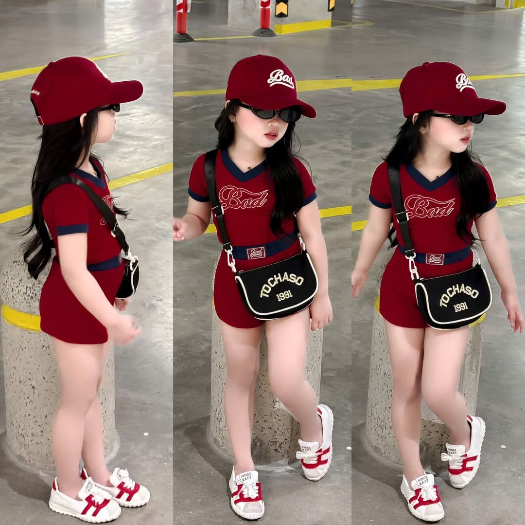 🔥พร้อมส่ง ชุดเด็กผู้หญิงแฟชั่นเวียดนาม /C3.118 /นน 17-18kg 2ชิ้น