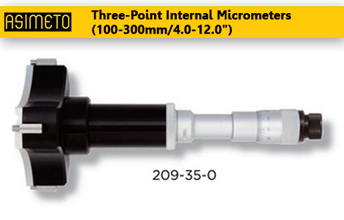 ASIMETO,P16,Two and Three Point Internal Micrometers,(100-300mm4.0-12.0),209-34-0