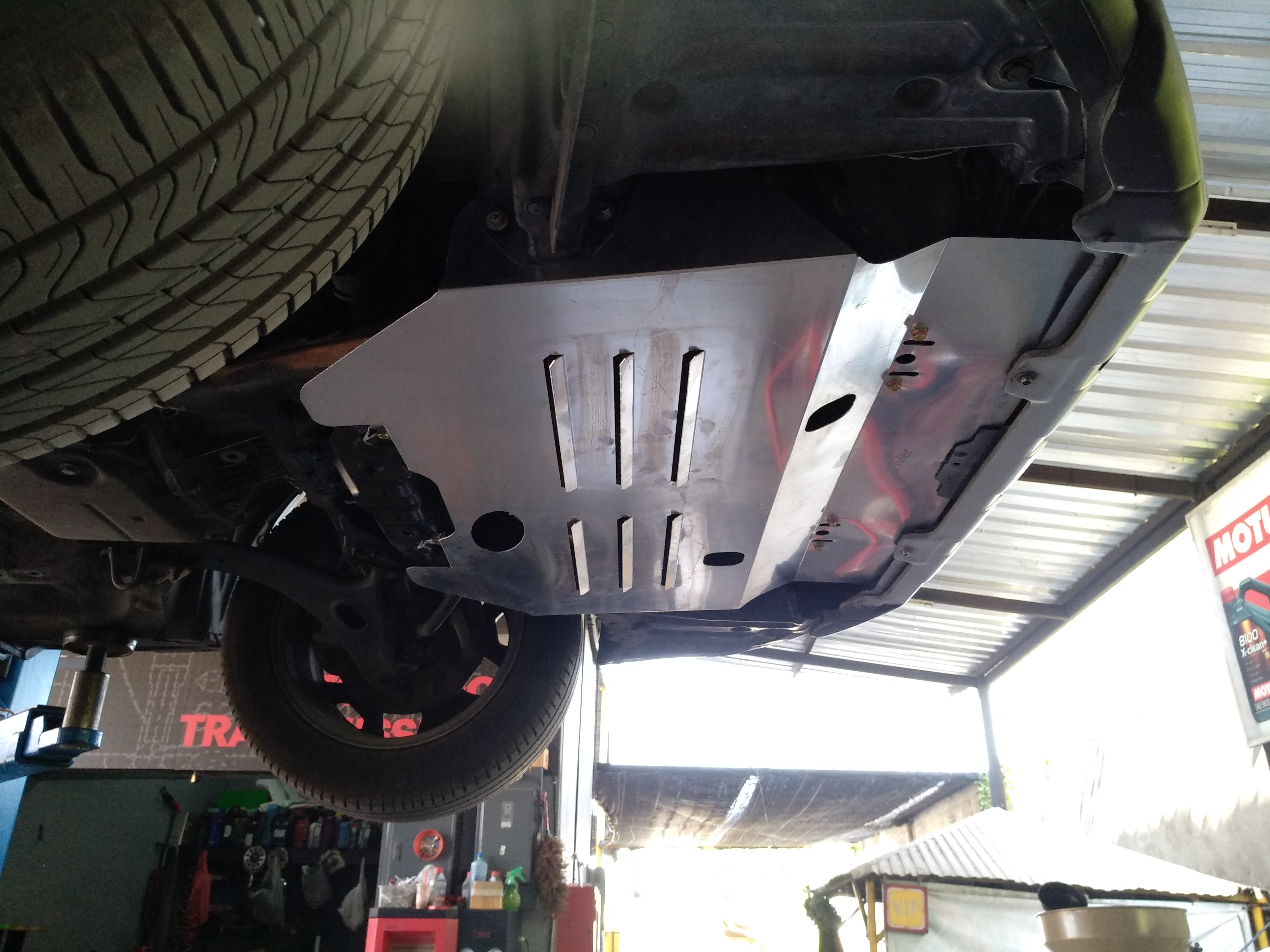 แผ่นปิดใต้ห้องเครื่องอลูมิเนียม Subaru XV Raceplate_Undertray