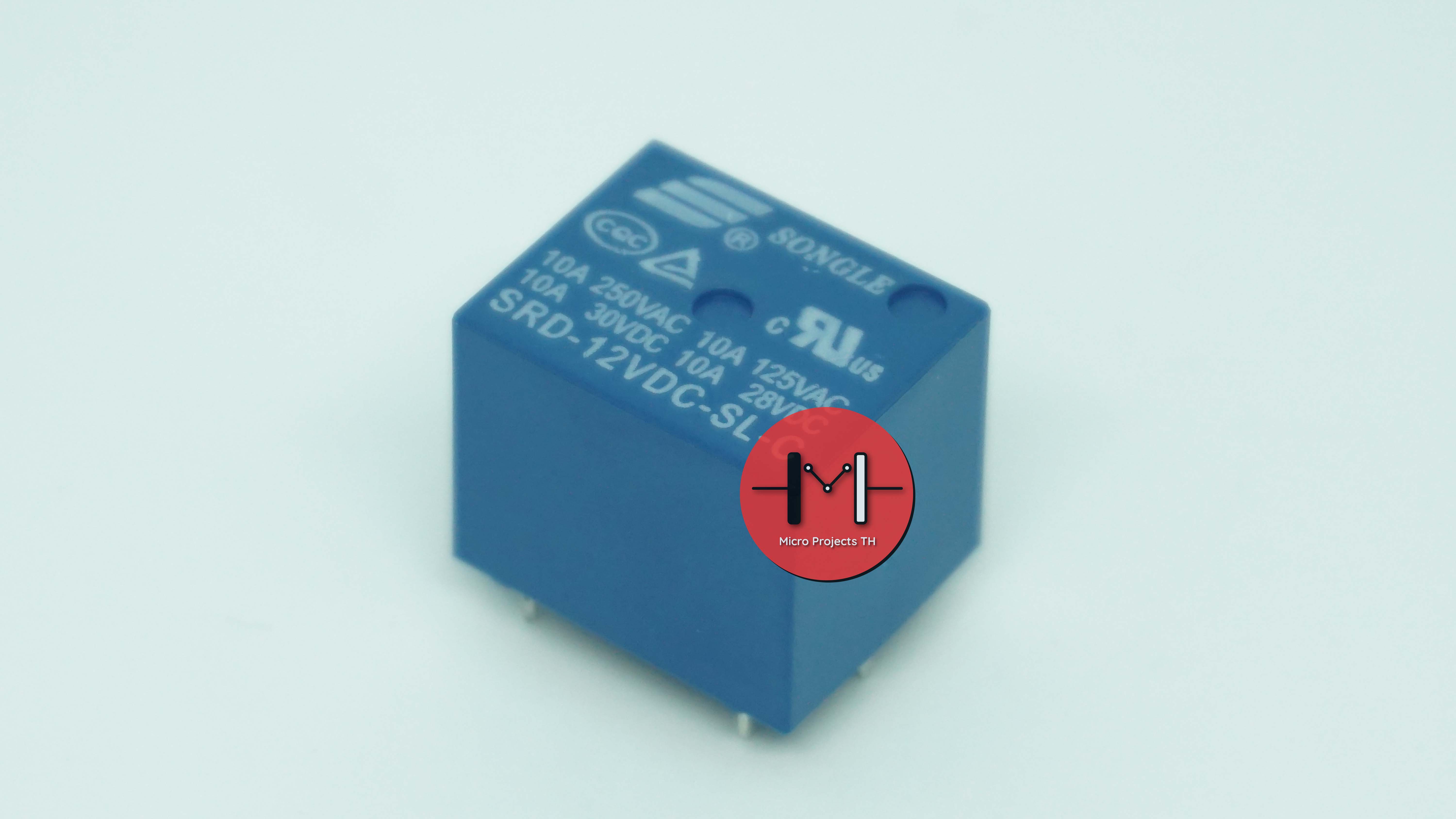 Relay 12V 10A 250VAC รีเลย์ แบบ 5 ขา