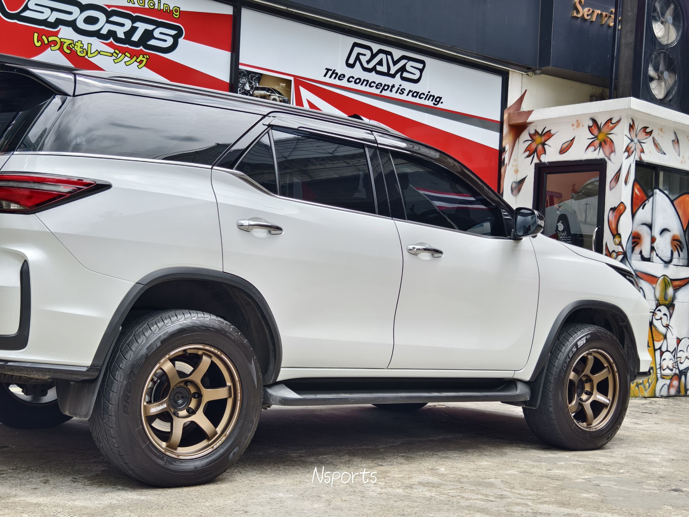 ล้อแม็กซ์ Rays TE37Progressive II 18x9+0 6-139.7 สี Bronze