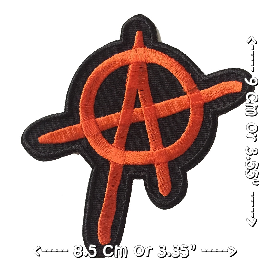 Anarchy วงดนตรี ร็อค เฮฟวี่เมทัล พังค์ ตัวรีดแบบปัก อาร์มปัก ตัวรีดติดเสื้อ ตัวรีด ติดกระเป๋า ติดหมวก ติดแจ๊คเก็ต Rock Iron on Embroidered Patch