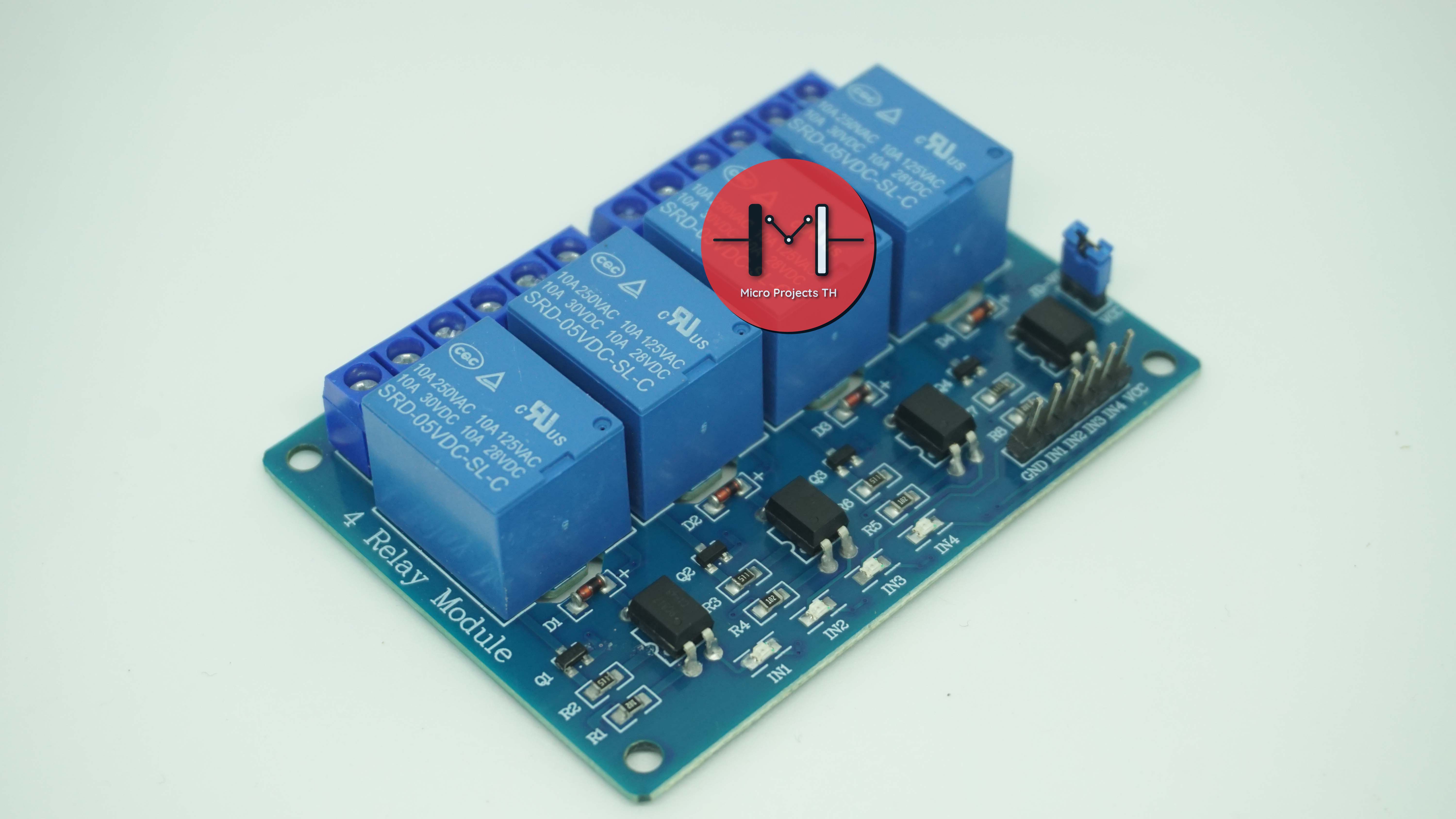 Module Relay 4 Channel 5V 250V/10A