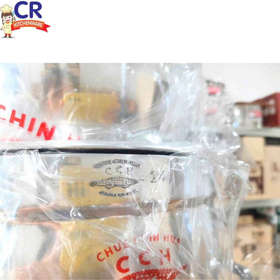 หม้อเถา หม้ออลูมิเนียม ชุด 6 ใบ (16-26 ซม.) ตราจระเข้ (ราคาต่อชุด)