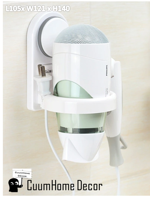 BR-10 ที่วางไดส์เป่าผม ไม่ต้องเจาะผนัง