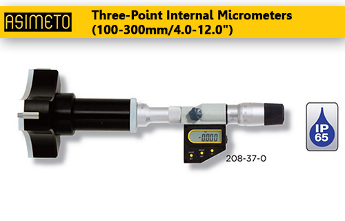 ASIMETO,P16,Two and Three Point Internal Micrometers,(100-300mm4.0-12.0),208-34-0