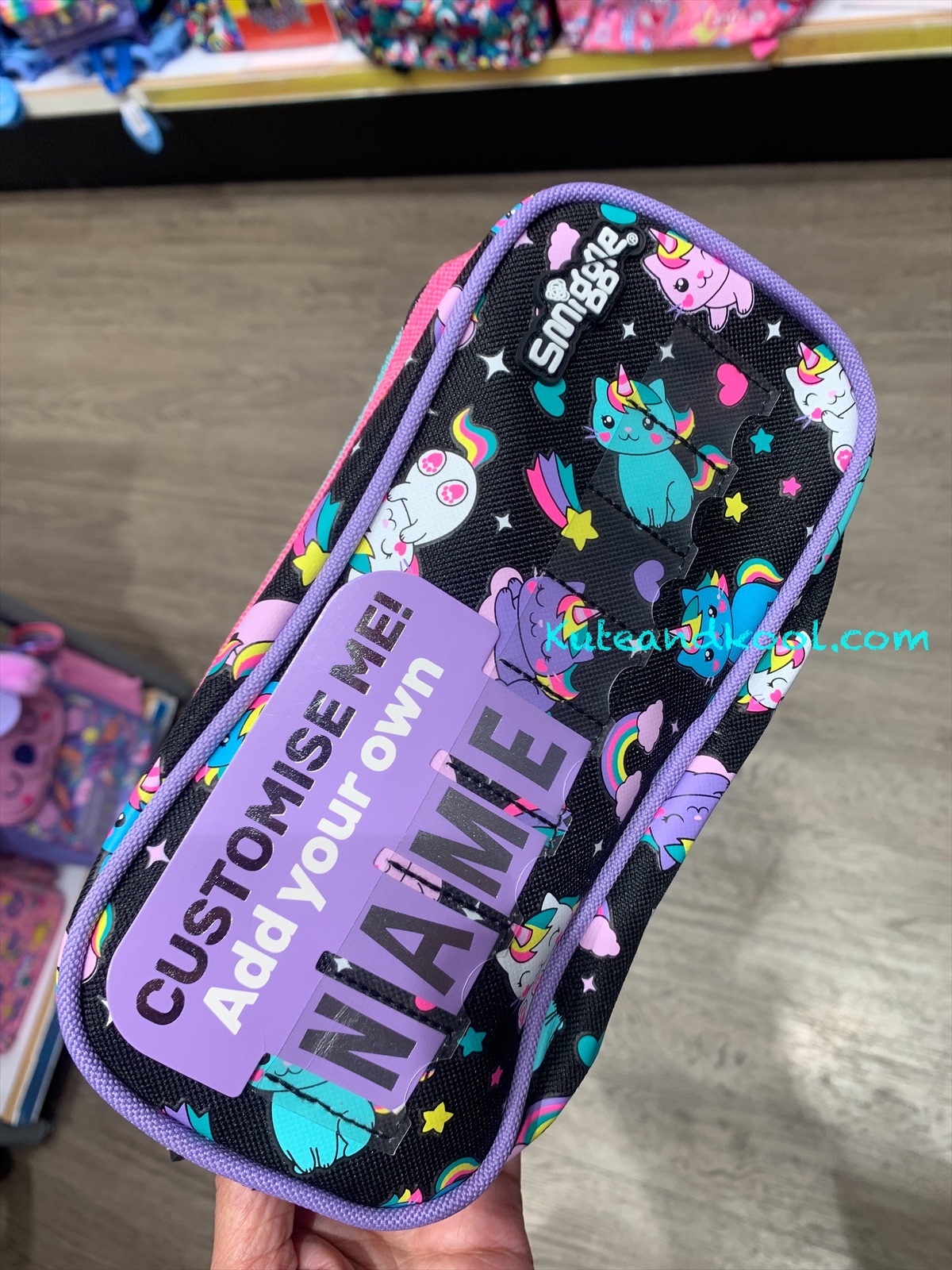 กระเป๋าดินสอ Smiggle Cloud Junior Id Cruiser Pencil Case-,Sky hi-ดำ