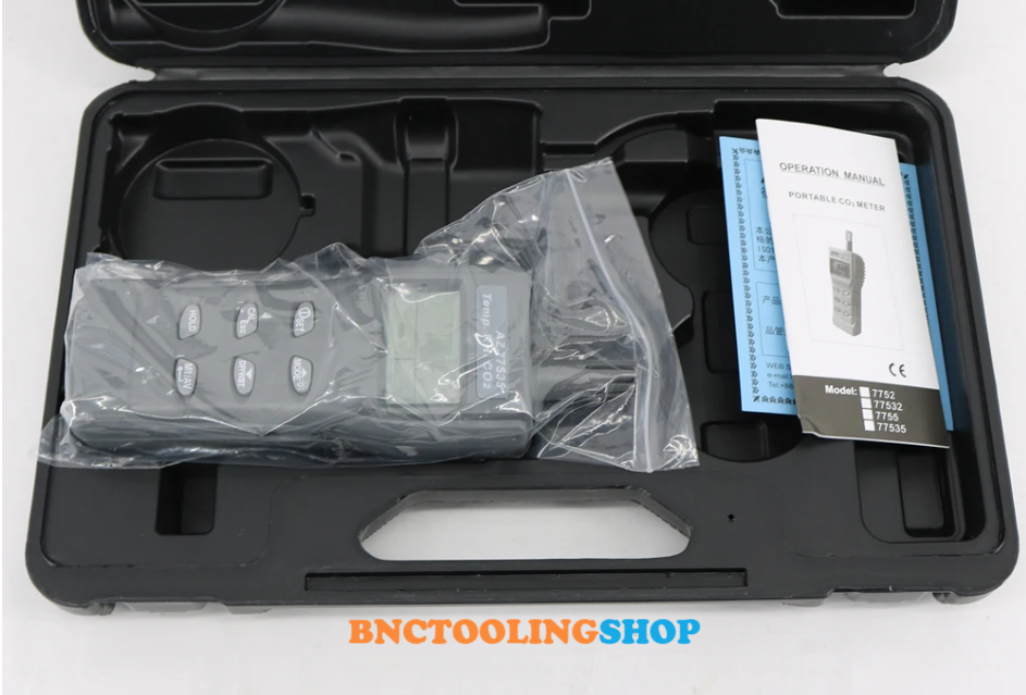 AZ-instrument,77535AZ CO2 Meter,77535 AZ Portable CO2 Analyzer with Temperature & Humidity.