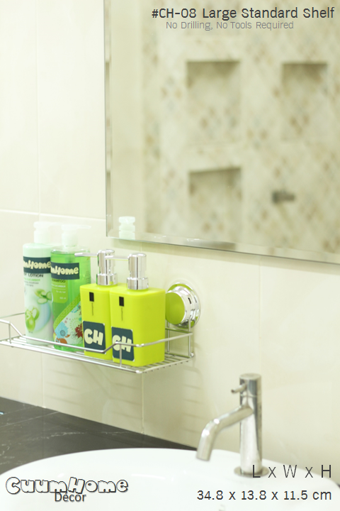 CH-08 Large Chrome Standard Shelf - ชั้นวางสแตนเลสขนาดใหญ่ รุ่น Chrome Series