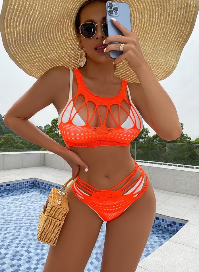 K141 ชุดตาข่าย มาในแบบ2ชิ้นบนล่าง ประกอบไปด้วยเสื้อบราและกางเกงในดีไซน์สวยๆตามรูปถ่ายสินค้าจริงเลยค่ะ