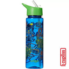 กระติกน้ำ หลอดดูด (O2) Smiggle water bottle- neat-green