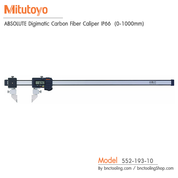 Mitutoyo,ABSOLUTE Digimatic Carbon Fiber Caliper IP66 (0-1000mm),552-193-10