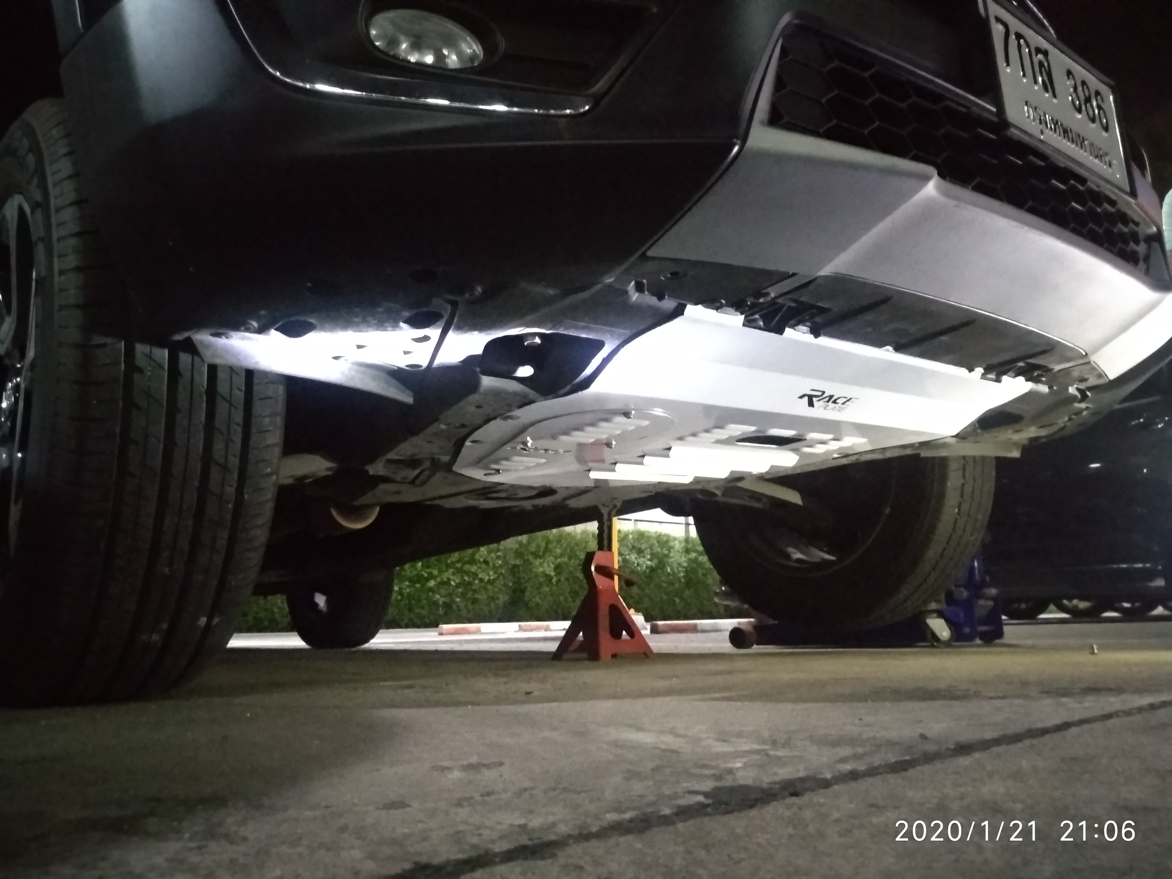 แผ่นปิดใต้ห้องเครื่องอลูมิเนียม Honda CRV 2018-2020 Raceplate_Undertray