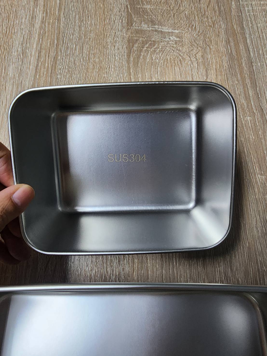 กล่องเก็บอาหาร SUS304 กล่องสแตนเลสพร้อมฝาปิด
