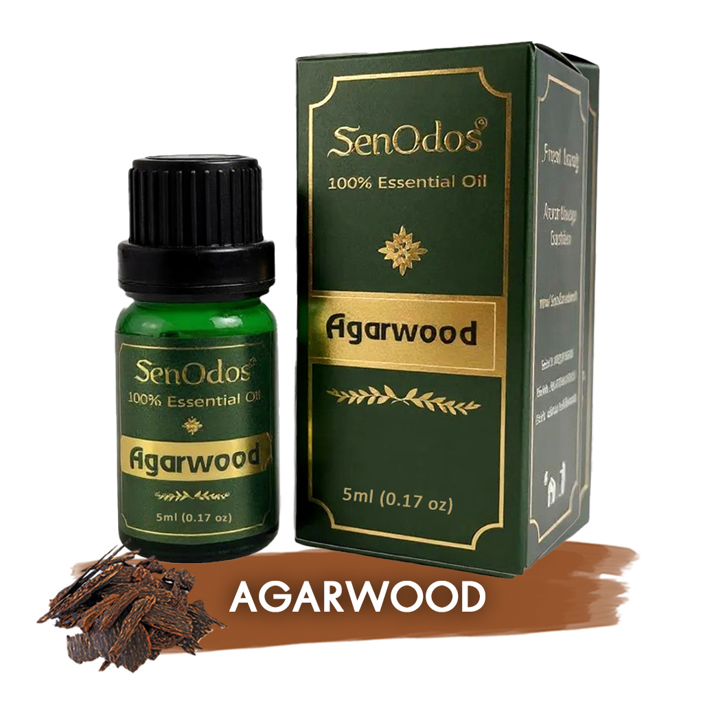 SenOdos Agarwood Pure Essential Oils น้ำมันหอมระเหยแท้ กลิ่นไม้หอมกฤษณา 5 ml