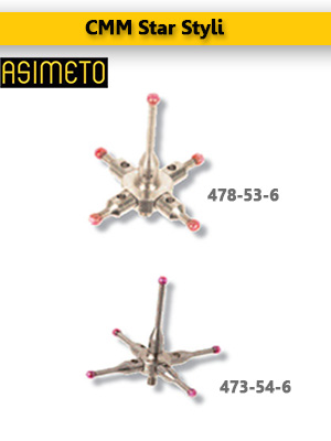 ASIMETO,P122,CMM Star Styli,478-53-6