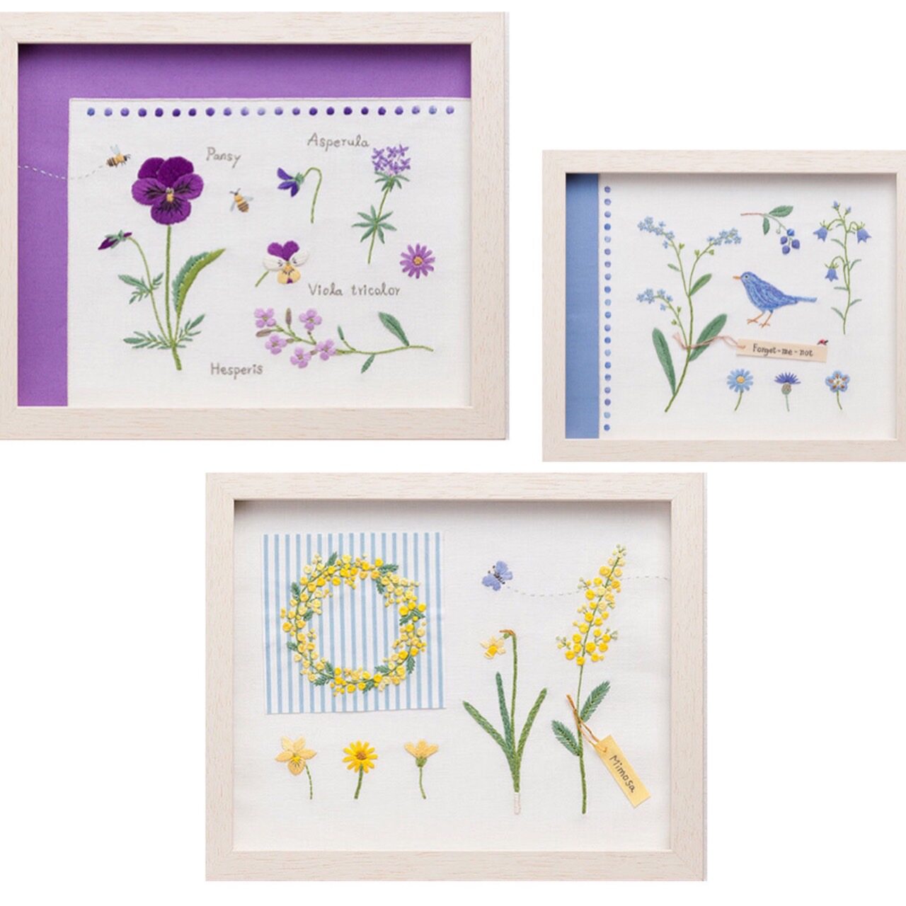 Cosmo ชุดปัก Embroidery kit Color Collection โดยคุณ Kazuko Aoki