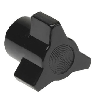 Davies Molding KNOB, FINGER GRIP, THREADED, 28.7MM