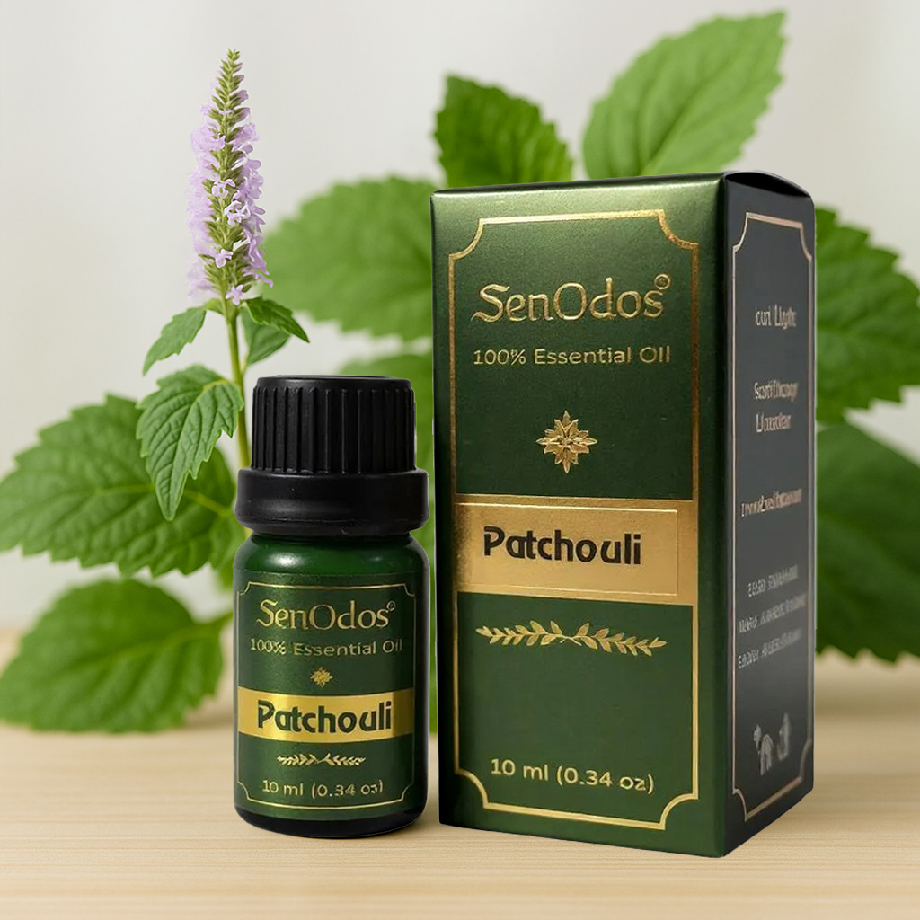 SenOdos น้ำมันหอมระเหยแท้ กลิ่นแพทชูลี่ (10 ml) Patchouli Pure Essential Oils