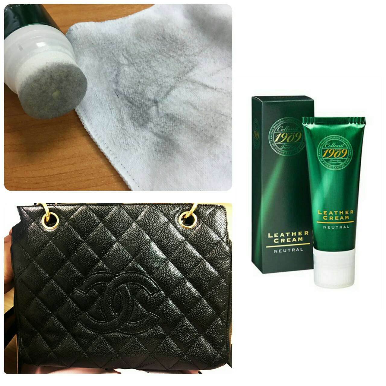 1909 Leather Cream 75ml. ครีมบำรุงและทำความสะอาดหนังแท้