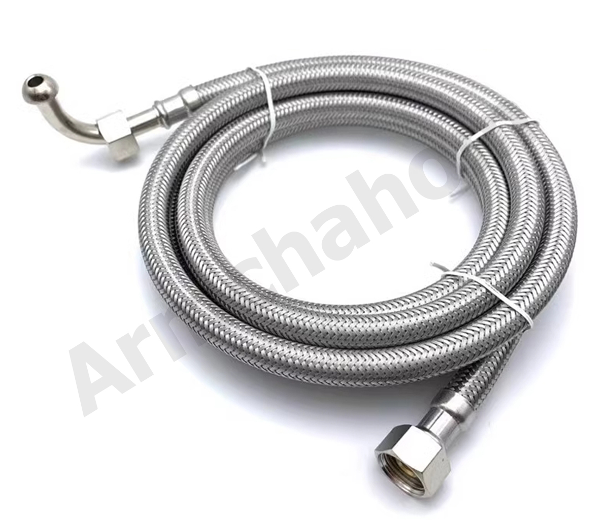 สายน้ำดีเครื่องชงกาแฟ 3 หุน สายถัก s.steel Flex